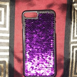 📱💜Hard Sequin style iPhone case🖤
